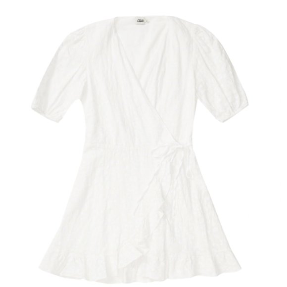 Beymen 100% Linen Jacquard Wrap Dress Size 34 (XS) - Picture 2 of 15